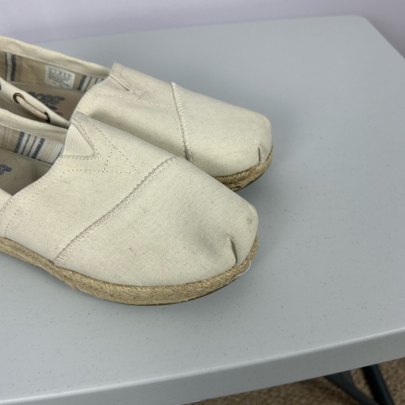 Bobs from Skechers Women’s Natural Canvas Espadrille Size 8 - Picture 4 of 9